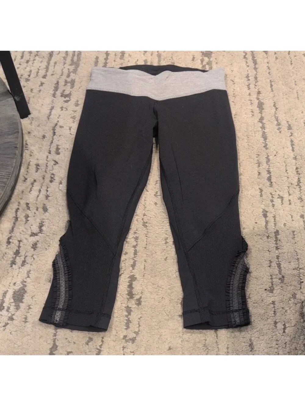 Lululemon Reflective Capri Dark Grey